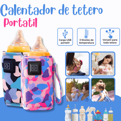 Calentador de Tetero Portátil (Materiales 100% Libre de germenes)