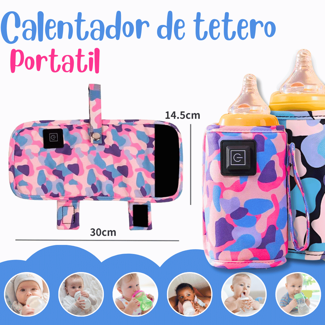 Calentador de Tetero Portátil (Materiales 100% Libre de germenes)